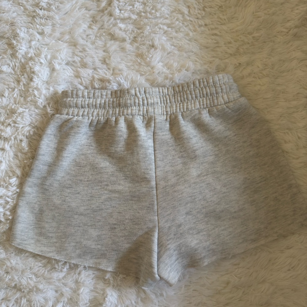 Heather Gray Lounge Shorts Women Comfy Drawstring Sweat Shorts Casual XS - Picture 2 of 3